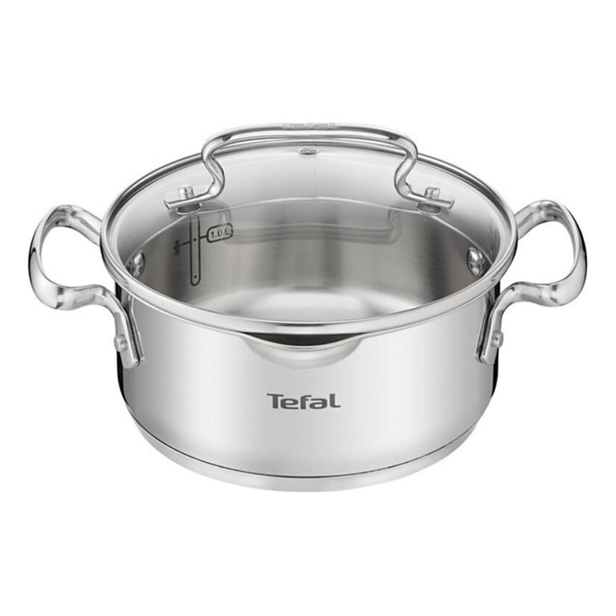 Tefal - Kasserolle med låg DUETTO 18 cm