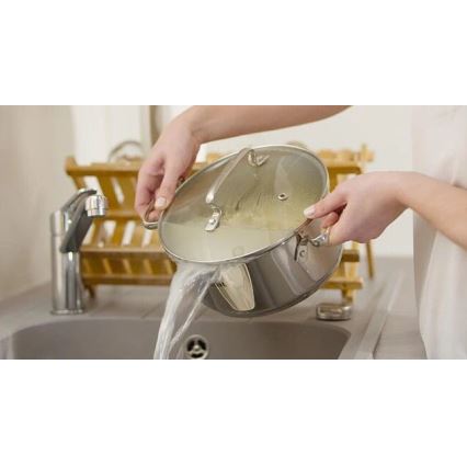 Tefal - Kasserolle med låg DUETTO 28 cm