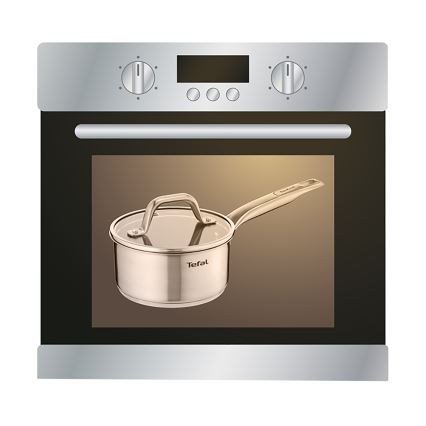 Tefal - Kasserolle med låg RECYCLE 16 cm