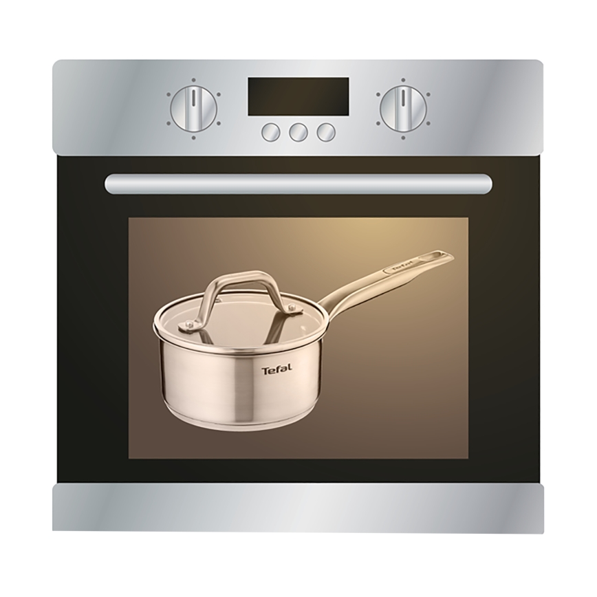 Tefal - Kasserolle med låg RECYCLE 16 cm