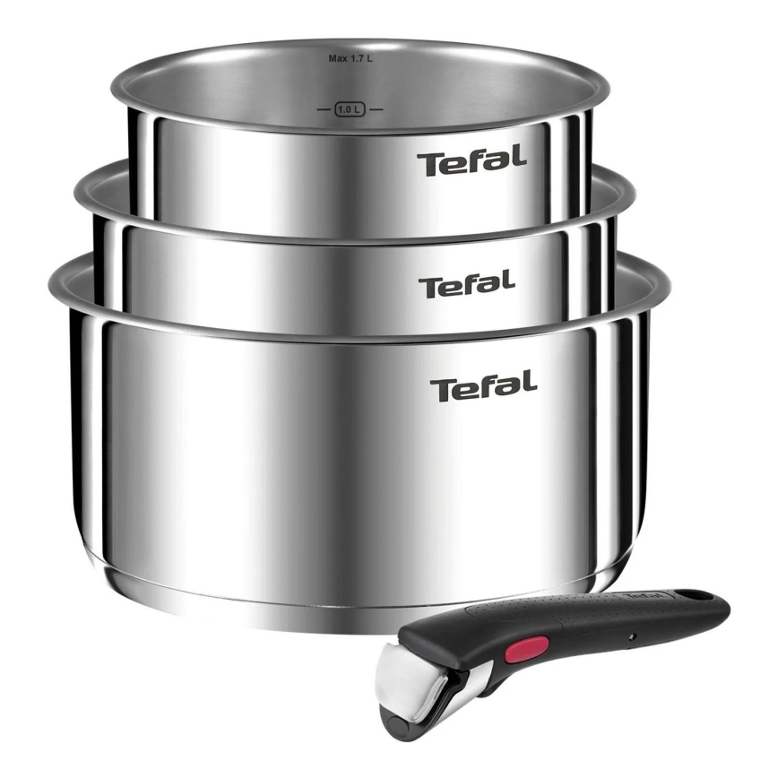 Tefal - Kogegrej 4 stk. INGENIO EMOTION rustfrit stål