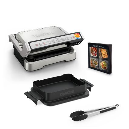 Tefal - Kontaktgrill OPTIGRILL 2100W/230V mat krom