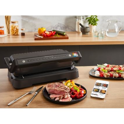Tefal - Kontaktgrill OPTIGRILL 2200W/230V sort