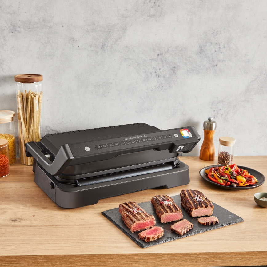 Tefal - Kontaktgrill OPTIGRILL 2200W/230V sort