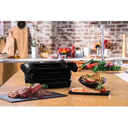 Tefal - Kontaktgrill OPTIGRILL ELITE 2000W/230V sort