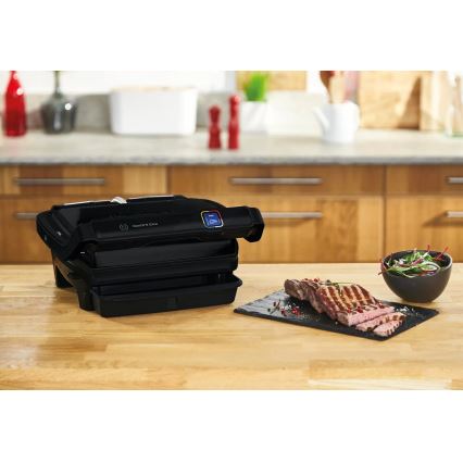 Tefal - Kontaktgrill OPTIGRILL ELITE 2000W/230V sort