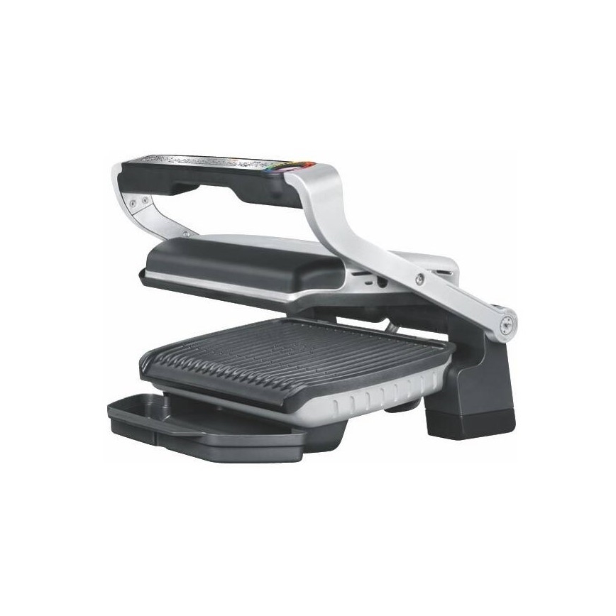Tefal - Kontaktgrill OPTIGRILL+ INOX WAFFLES 2000W/230V sort/krom