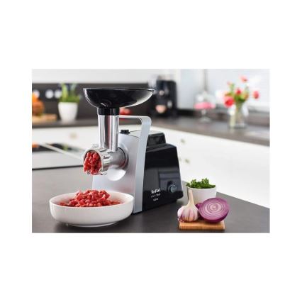Tefal - Kødhakker 7-i-1 1400W/230V sort/sølvfarvet