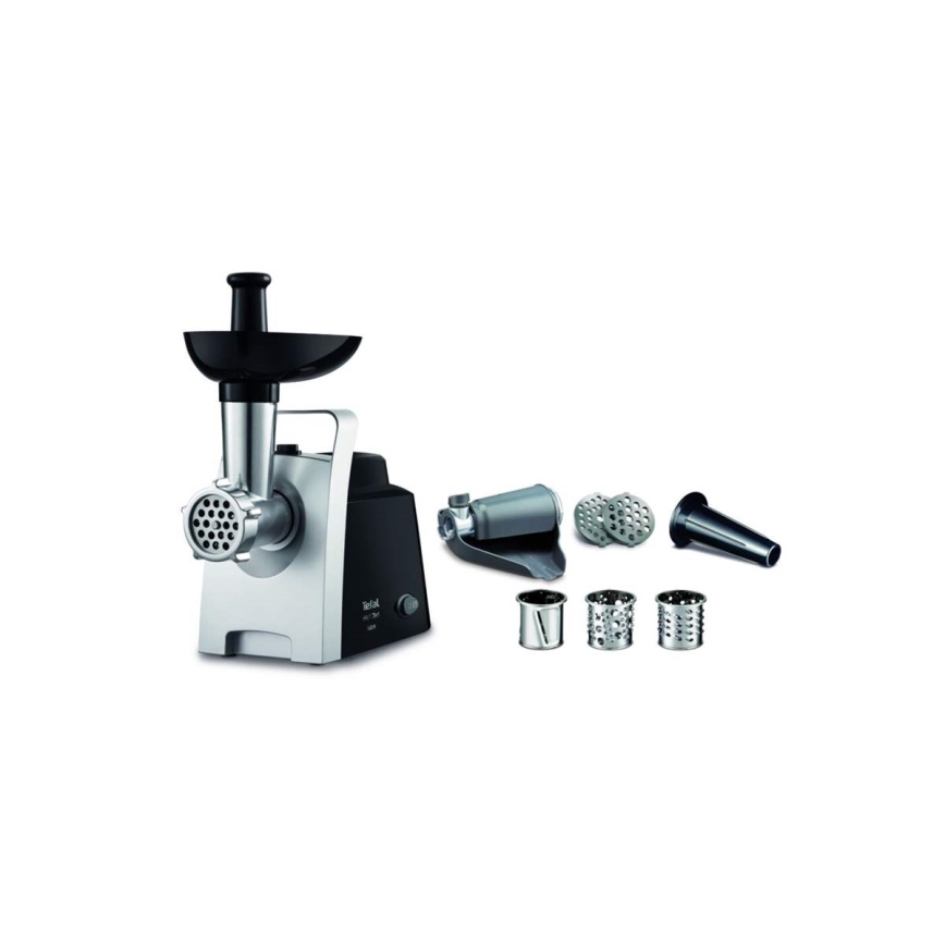 Tefal - Kødhakker 7-i-1 1400W/230V sort/sølvfarvet