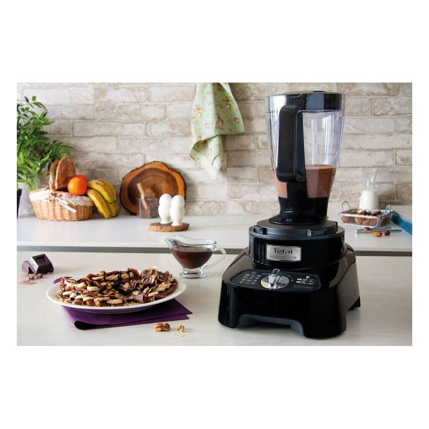 Tefal - Køkkenmaskine DOUBLE FORCE 1000W/230V sort