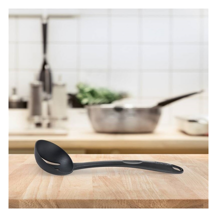 Tefal - Køkkenredskabssæt 9 stk. BIENVENUE sort