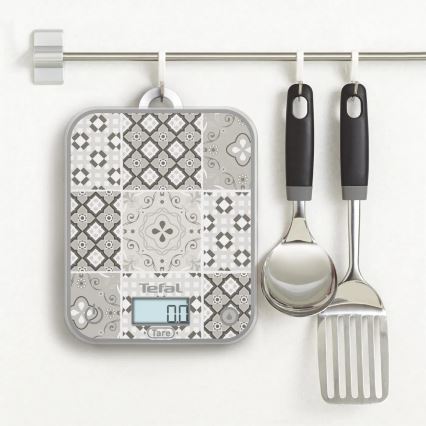 Tefal - Køkkenvægt OPTISS 2xAAA beige