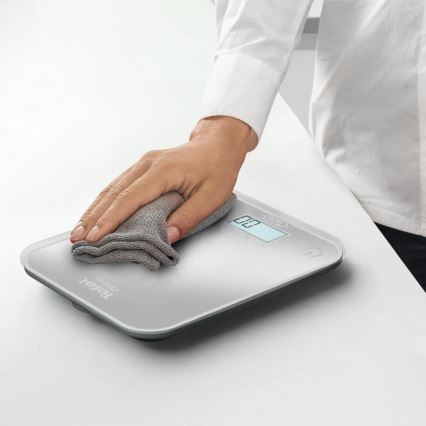 Tefal - Køkkenvægt OPTISS 2xAAA grå
