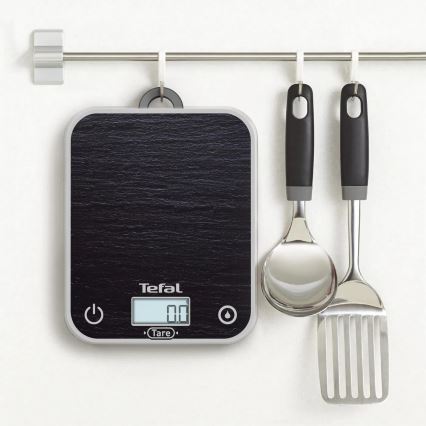 Tefal - Køkkenvægt OPTISS 2xAAA sort