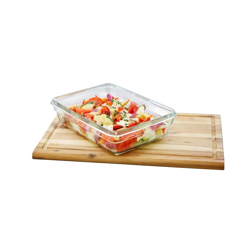 Tefal - Madbeholder 0,45 l MSEAL GLASS rød/glas