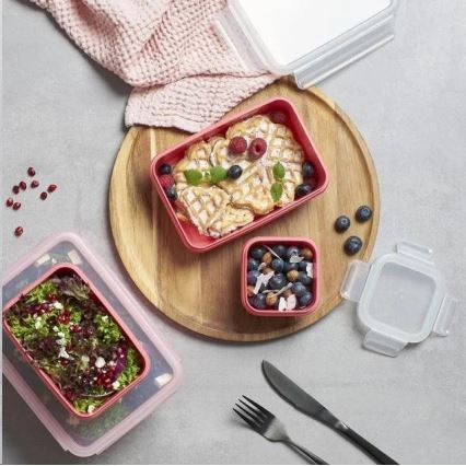 Tefal - Madbeholder 0,55 l MSEAL COLOR lyserød
