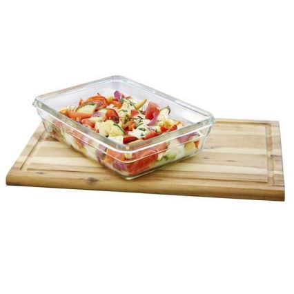 Tefal - Madbeholder 2 l MSEAL GLASS rød/glas