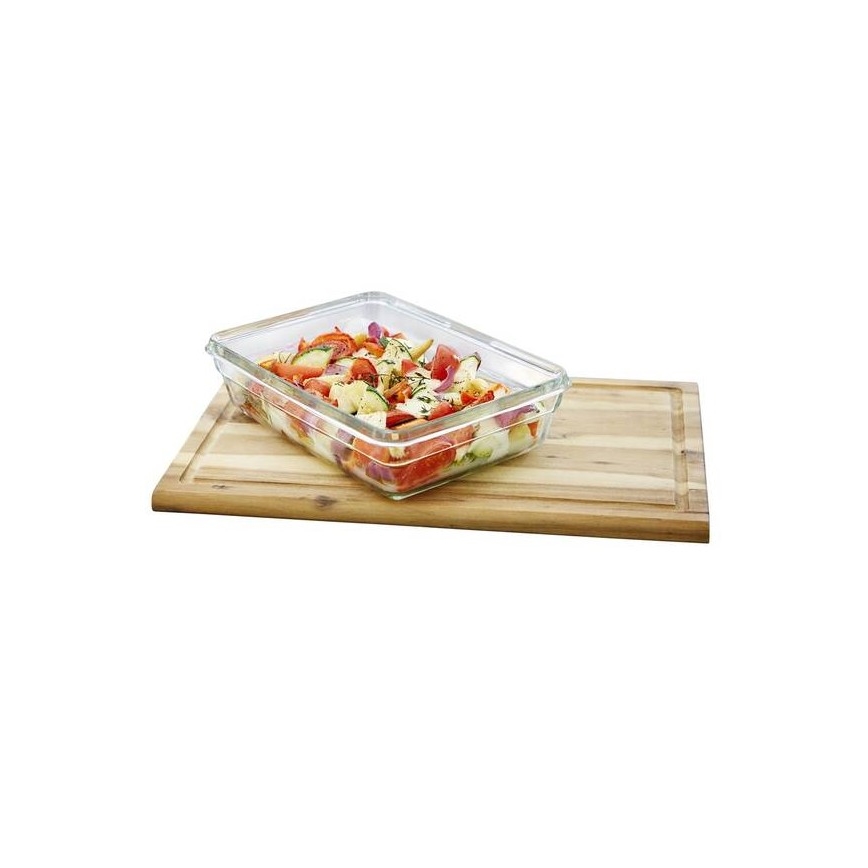 Tefal - Madbeholder 2 l MSEAL GLASS rød/glas