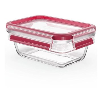 Tefal - Madbeholder til fødevarer 0,45 l MSEAL GLASS rød/glas