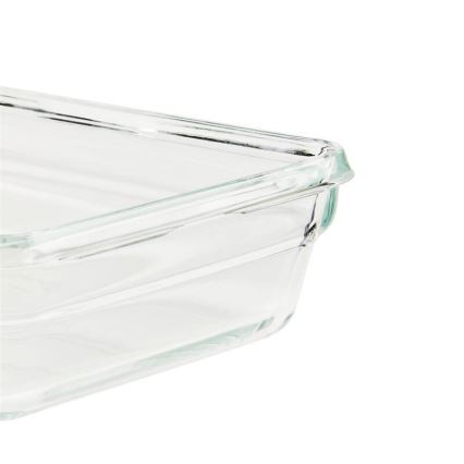 Tefal - Madbeholder til fødevarer 3 l MSEAL GLASS rød/glas