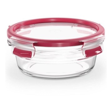 Tefal - Madopbevaringsbeholder 0,6 l MSEAL GLASS rød/glas