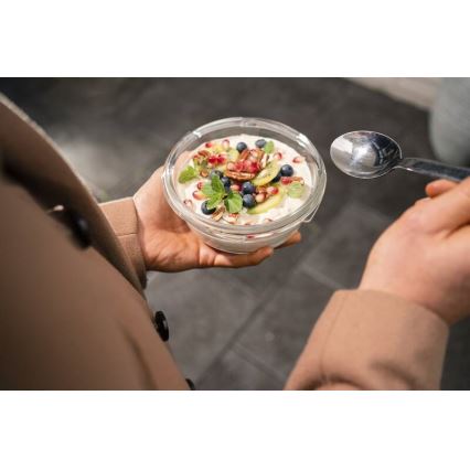 Tefal - Madopbevaringsbeholder 0,6 l MSEAL GLASS rød/glas