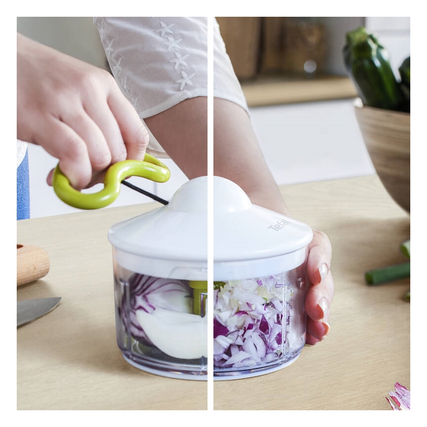Tefal - Minihakker 5 SECOND CHOPPER 500 ml grøn/hvid