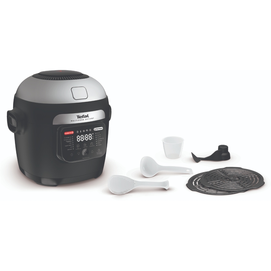 Tefal - Multifunktionel gryde og airfryer 2-i-1 MULTICOOK ACTIFRY 1334W/230V 6 l