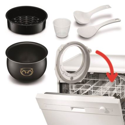 Tefal - Multifunktionel elektrisk gryde FUZZY 750W/230V
