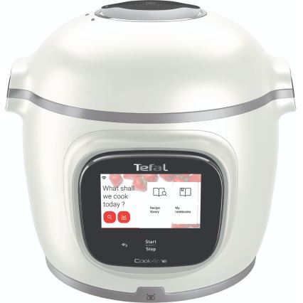 Tefal - Multifunktionel elektrisk trykgryde 6 l COOK4ME TOUCH PRO 1600W/230V