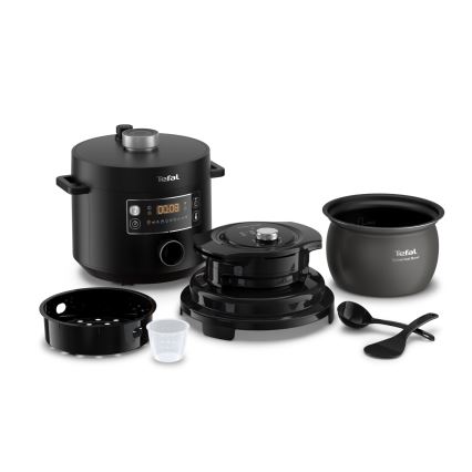Tefal - Multifunktionel elektrisk trykkoger 7,6 l 1200W/230V sort