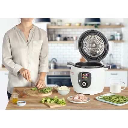 Tefal - Multifunktionel elgryde 6 l 1600W/230V hvid