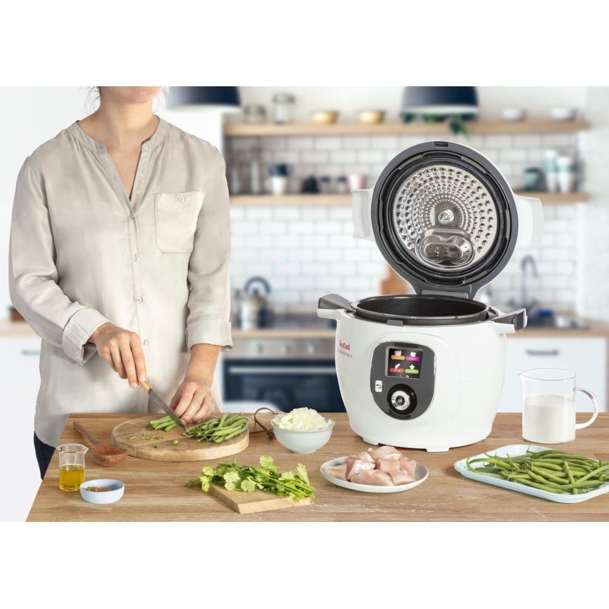 Tefal - Multifunktionel elgryde 6 l 1600W/230V hvid