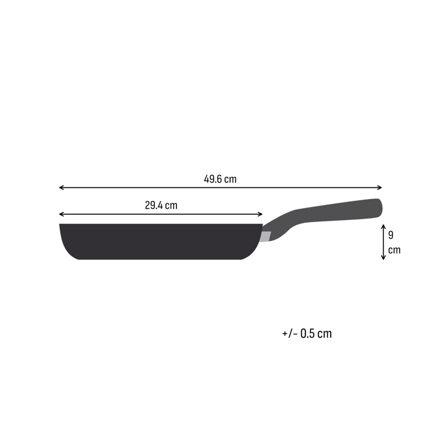 Tefal - Pande EXTREME 28 cm rustfrit stål