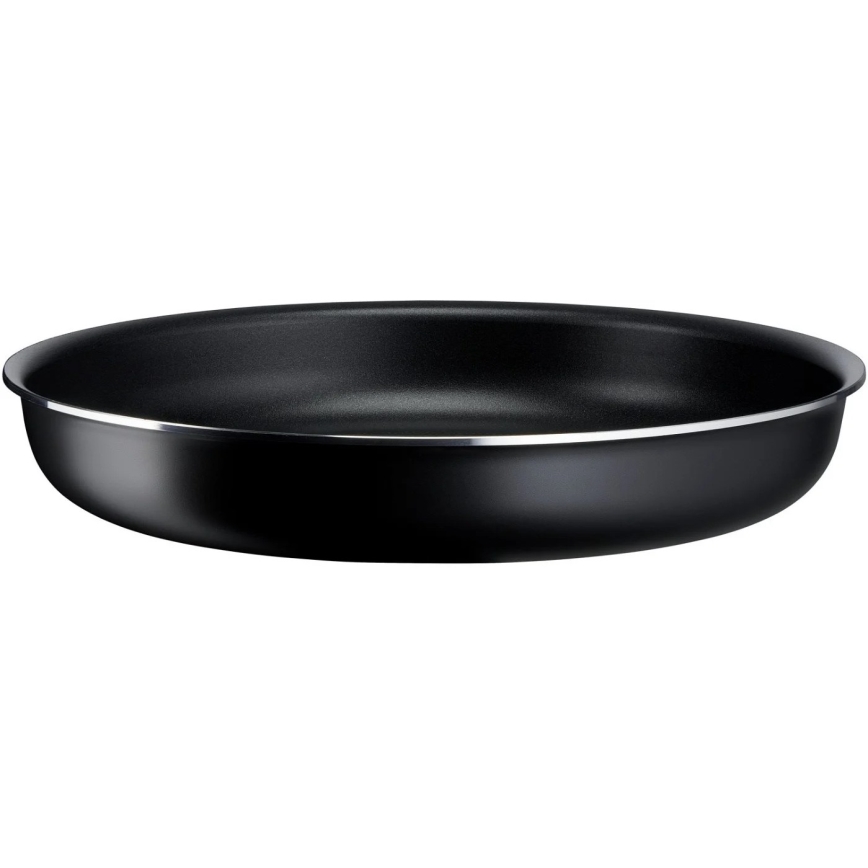 Tefal - Pandesæt 3 stk. INGENIO EASY COOK & CLEAN BLACK