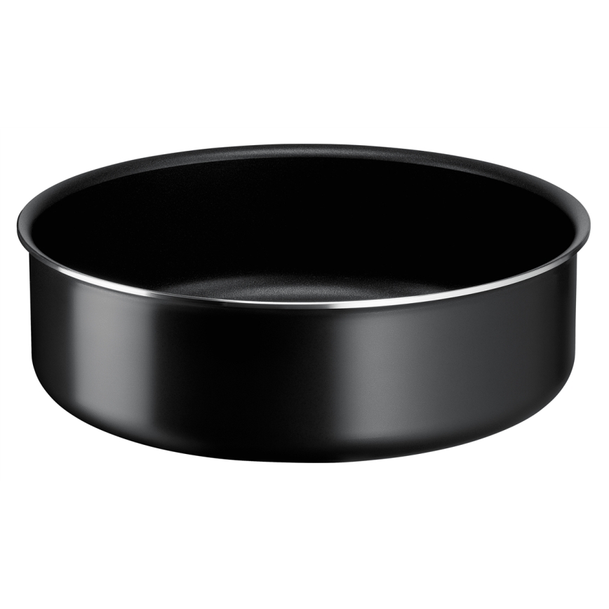 Tefal - Pandesæt 3 stk. INGENIO EASY COOK & CLEAN BLACK