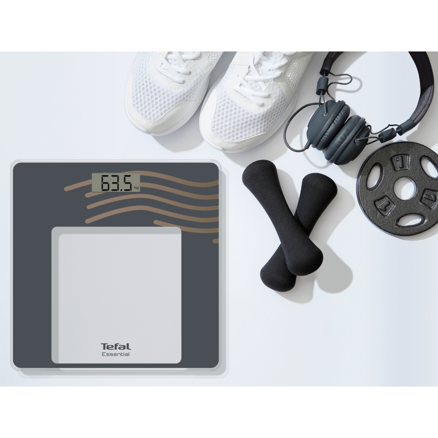 Tefal - Personvægt Essential DUNES COLLECTION 1xAAA