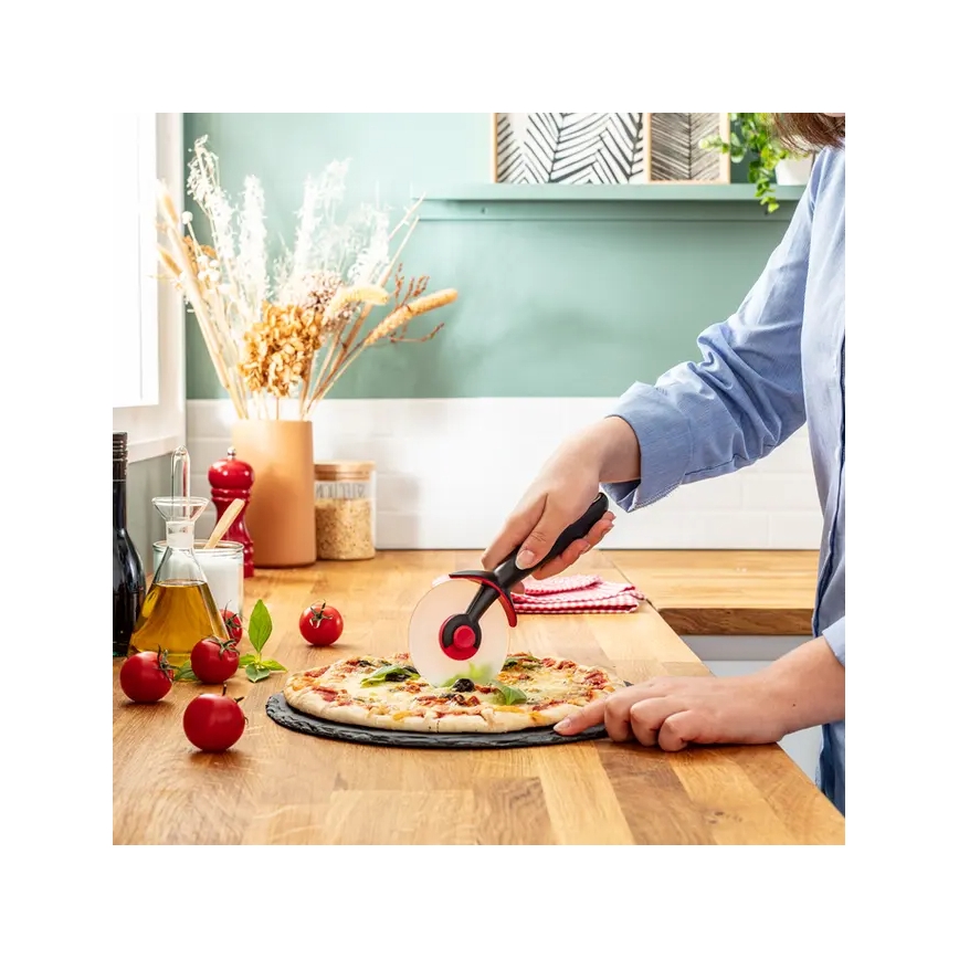 Tefal - Pizzaskærer INGENIO rustfri/sort