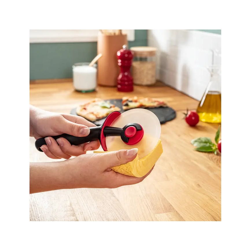 Tefal - Pizzaskærer INGENIO rustfri/sort