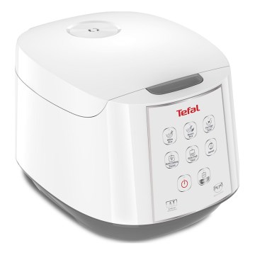 Tefal - Riskoger 8-i-1 EASY COOK 750W/230V 5 l hvid