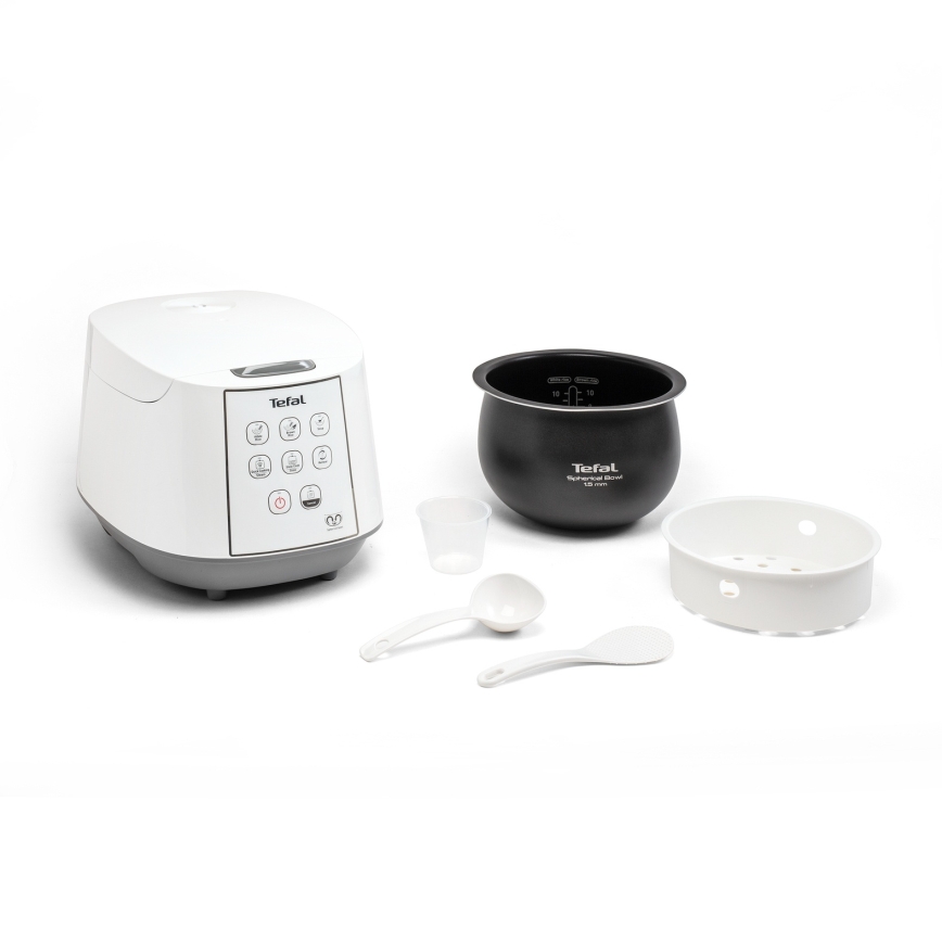 Tefal - Riskoger 8-i-1 EASY COOK 750W/230V 5 l hvid