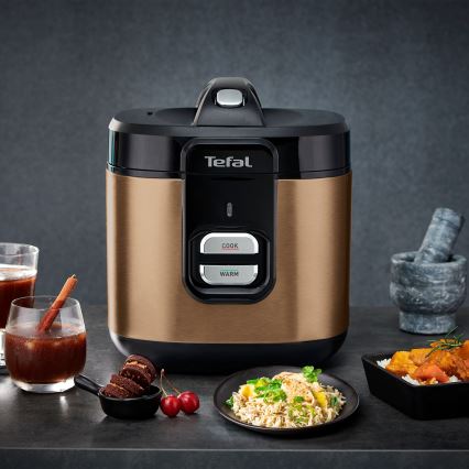 Tefal - Riskoger COPPERTINTO 600/230V 2 l kobberfarvet
