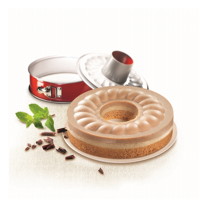 Tefal - Sammenklappelig form Savarin DELIBAKE 27 cm rød