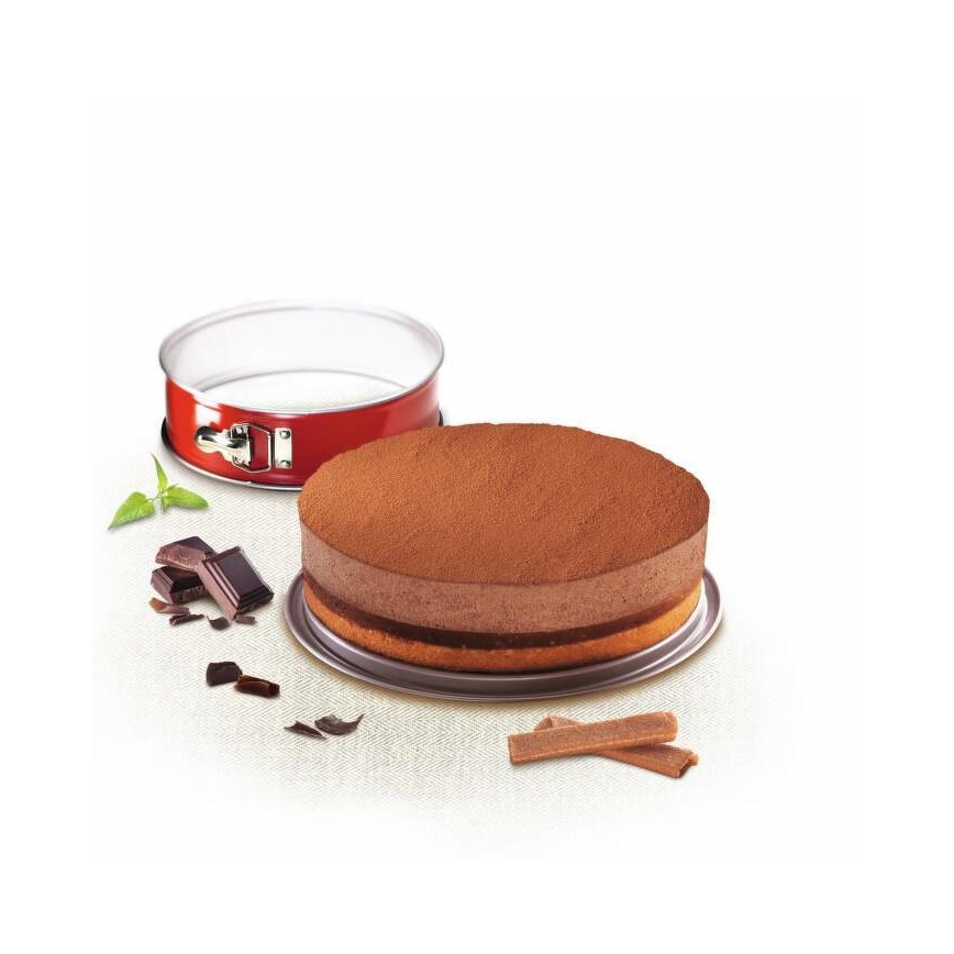 Tefal - Sammenklappelig kageform DELIBAKE 23 cm rød