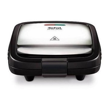 Tefal - Sandwichmaskine CROC TIME 700W/230V sort/krom