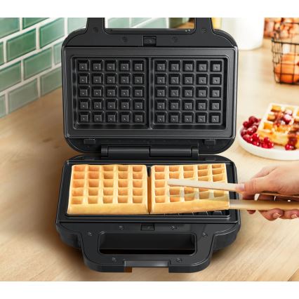 Tefal - Sandwichmaskine ULTRA COMPACT 03.01.2001 700W/230V sort/mat krom