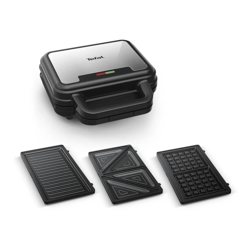 Tefal - Sandwichmaskine ULTRA COMPACT 03.01.2001 700W/230V sort/mat krom