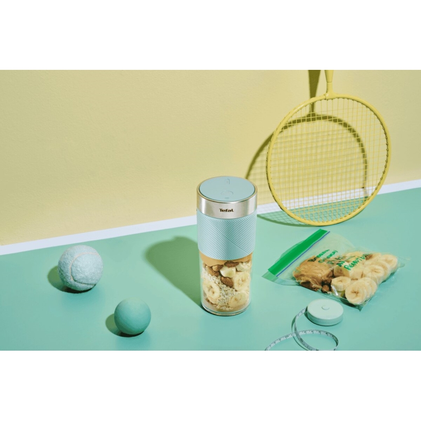 Tefal - Smoothieblender BLENDFORCE 50W/5V 1200 mAh mintgrøn