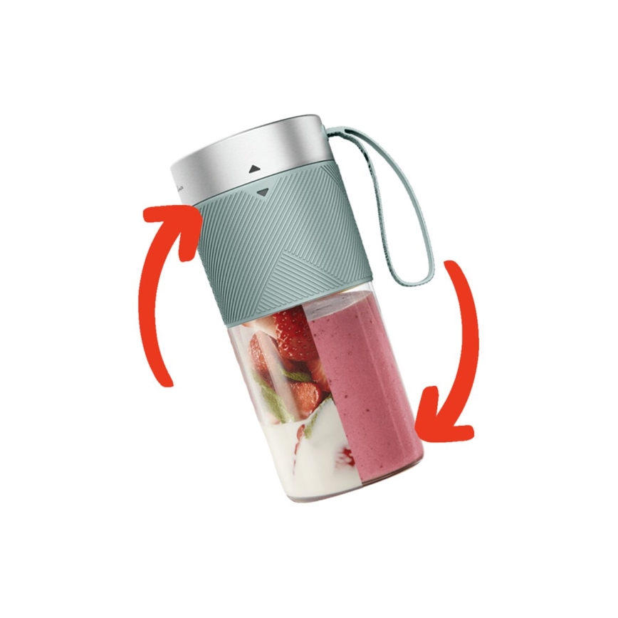 Tefal - Smoothieblender BLENDFORCE 50W/5V 1200 mAh mintgrøn