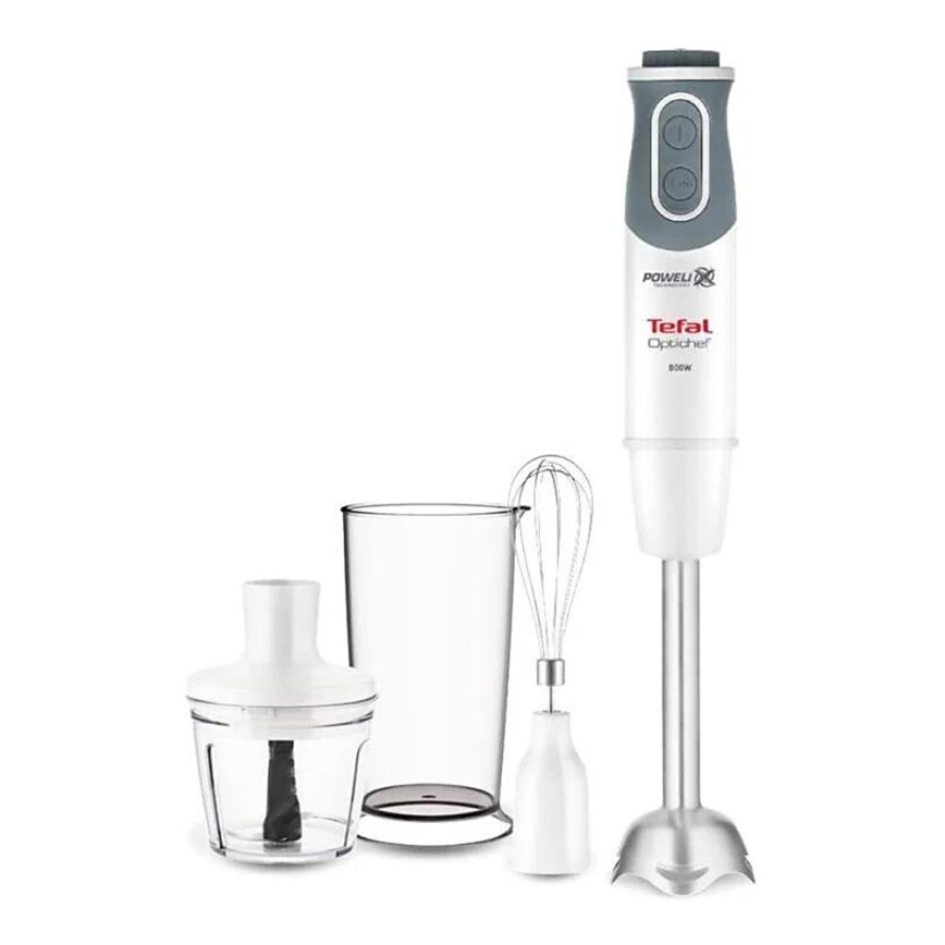 Tefal - Stavblender OPTICHEF 800W/230V hvid